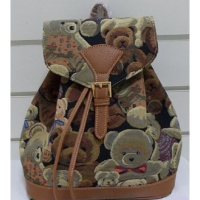 Гобеленовая сумка Рюкзачок "Мишки"