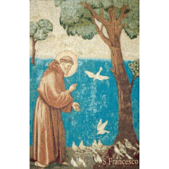 Гобелен Святой Франциск проповедует птицам