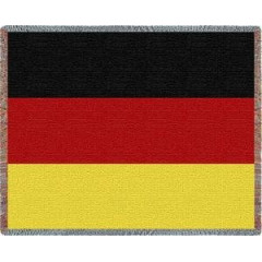 Плед-покрывало гобеленовое "Флаг Германии"