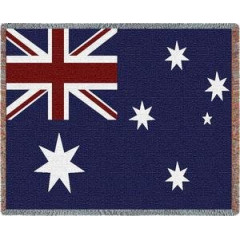 Плед-покрывало гобеленовое "Флаг Австралии"