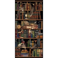Гобелен Классические хвосты из серии Коты в библиотеке ( маленький) купон