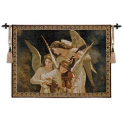 Гобелен-картина Ангелы играющие на скрипке купон