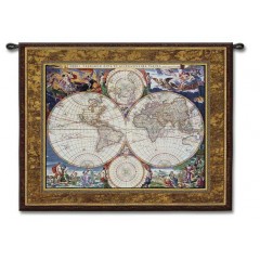 Гобелен Мировая карта купон