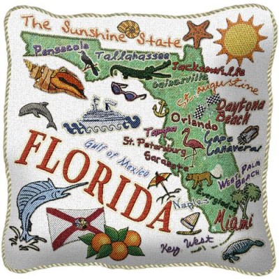 Подушка гобеленовая Флорида