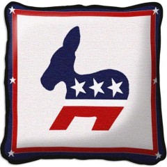 Подушка гобеленовая Лого американских демократов