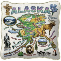 Гобеленовая подушка Аляска