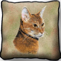 Подушка гобеленовая Абессинская кошка