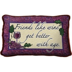Подушка "Друзья как вино"