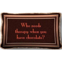Подушка "Шоколадная терапия"