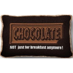 Подушка "Шоколад на завтрак"