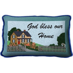 Подушка "Боже, благослови наш дом"